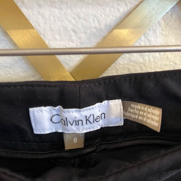 Calvin Klein Straight Leg Trouser pants Black 6 - Picture 5 of 6